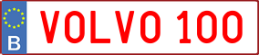 Truck License Plate